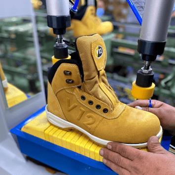 V12 Footwear - BoB boot Production