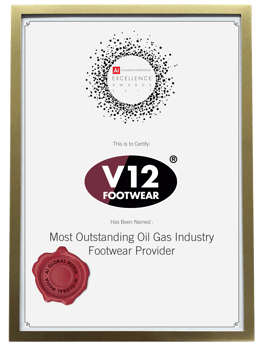 Framed Certificate Most Outstanding Oil and Gas Footwear Provider 2017 Certificate.png