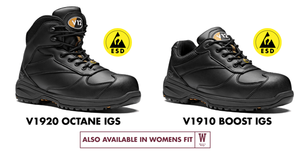 V12 Footwear chemical-resistant work boots