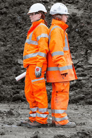 Female fitting PPE