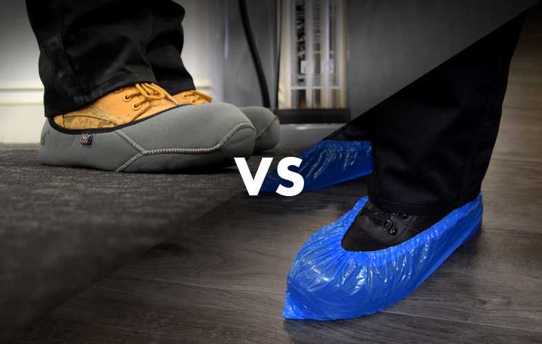 Reusable vs disposable overshoes - what’s the difference?